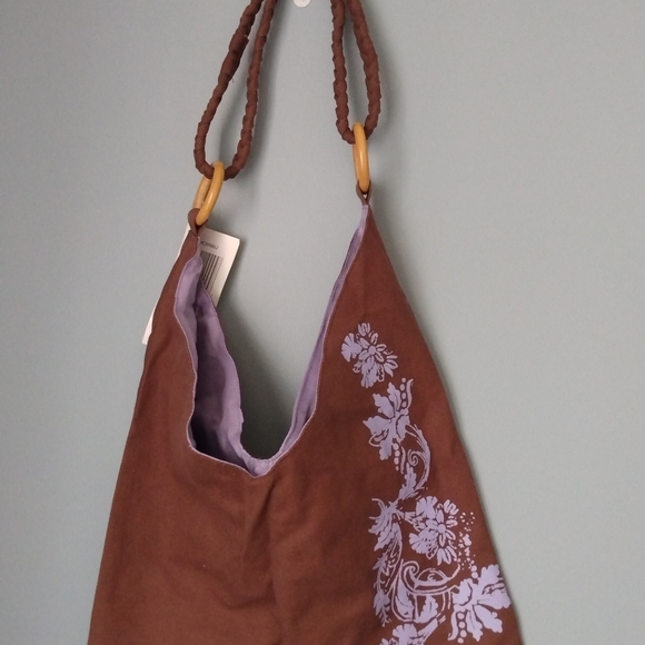 Plum and Violet Purse New with Magnetic Closure Handbag Shoulder Bag - Picture 1 of 6